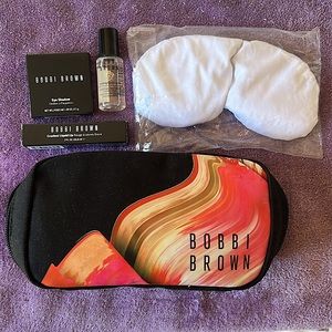 Bobbi Brown Makeup Set w/Case Eyeshadow Cleansing Oil Liquid Lip Eye Pillow